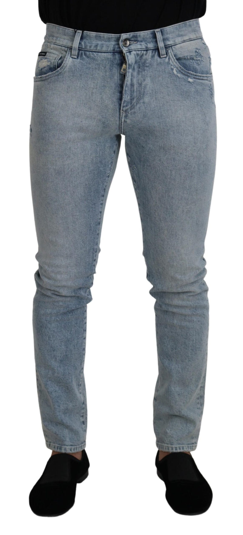 Pantaloni di jeans classici blu chiaro