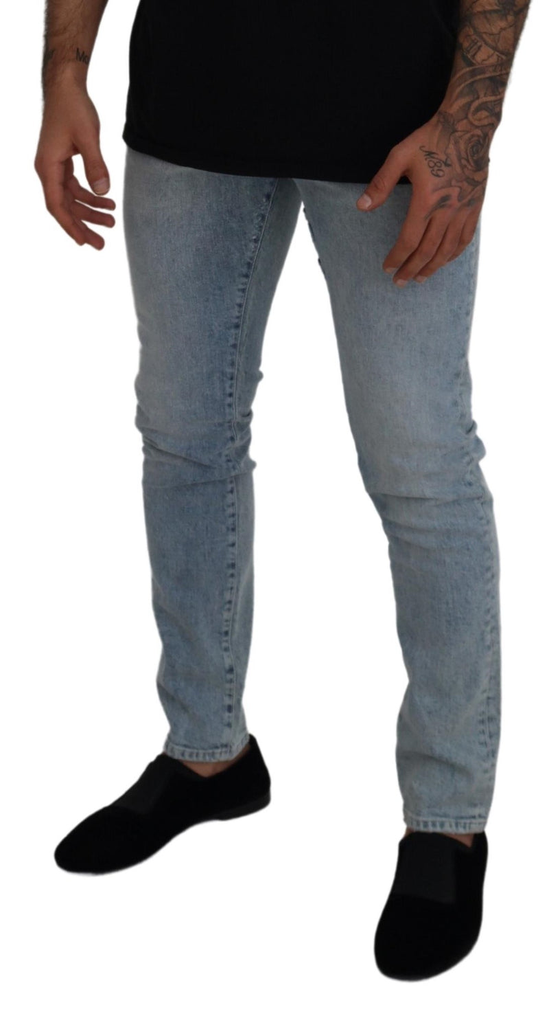 Pantaloni di jeans classici blu chiaro