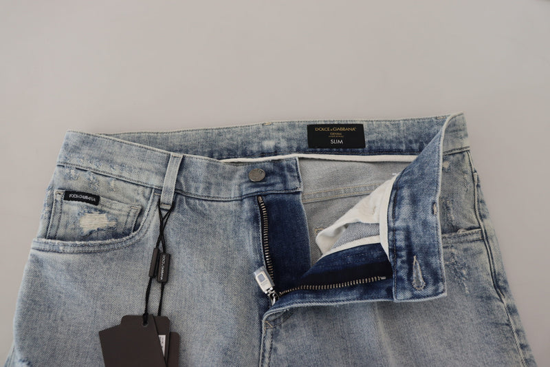 Pantaloni di jeans classici blu chiaro