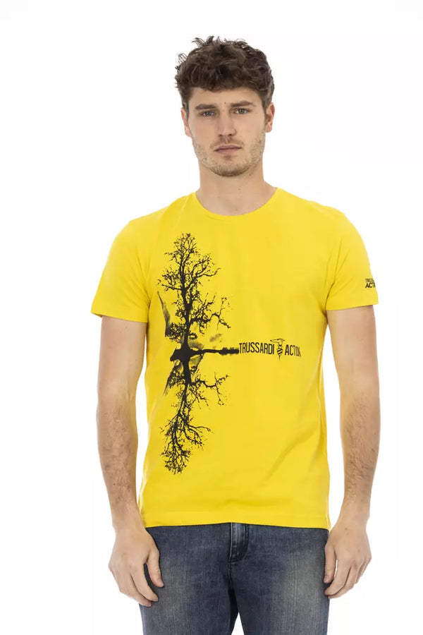 Sonniger Tag lässiger schicker Baumwoll -T -Shirt