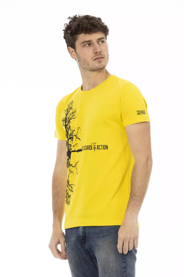 Sonniger Tag lässiger schicker Baumwoll -T -Shirt