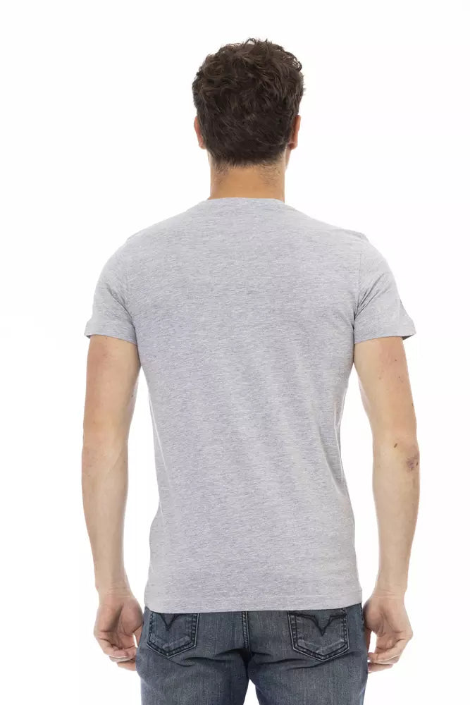 T-shirt élégant en coton gris gris