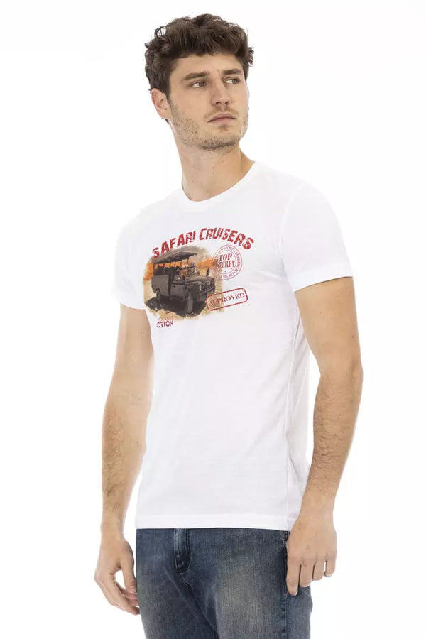 T-shirt imprimé blanc élégant avec un confort supérieur