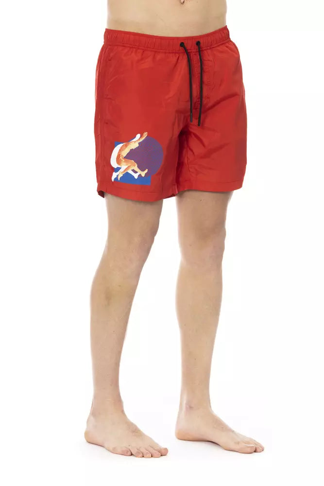 Short de natation dégradé vibrant pour les hommes