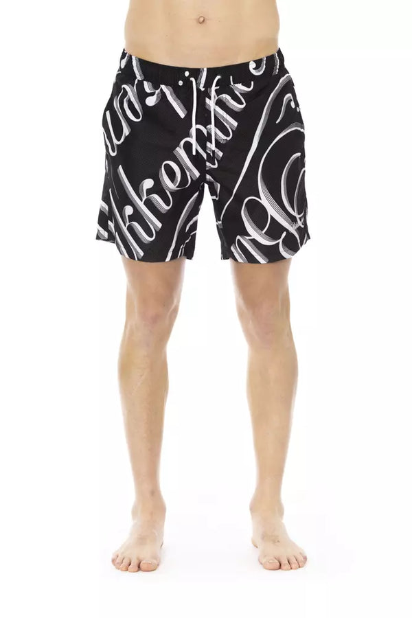 Schlanke All-Over-Print-Männer-Schwimmshorts