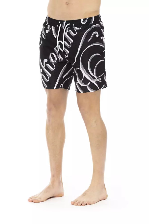 Schlanke All-Over-Print-Männer-Schwimmshorts