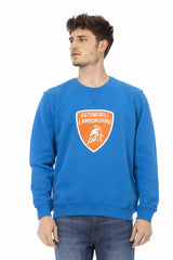 Cerulean Crewneck mit Maxi -Logo -Druck