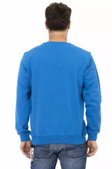 Cerulean crewneck με εκτύπωση λογότυπου maxi