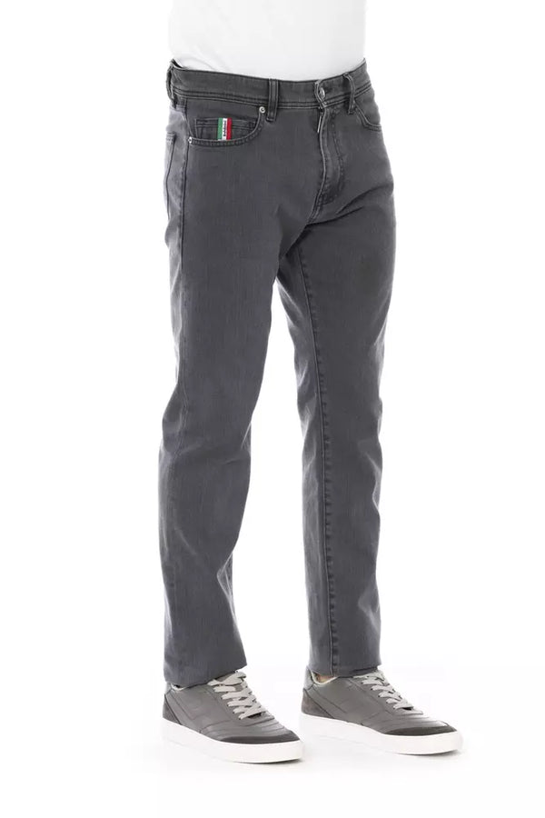 Chic Grey Regular Fit Herren Jeans