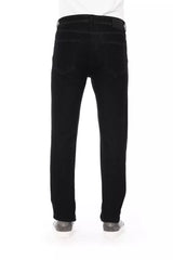 Black Cotton Men's Jeans