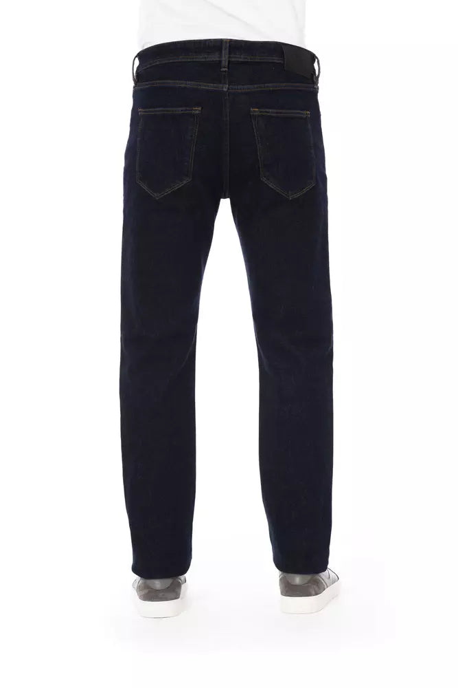 Blue Cotton Men Jeans