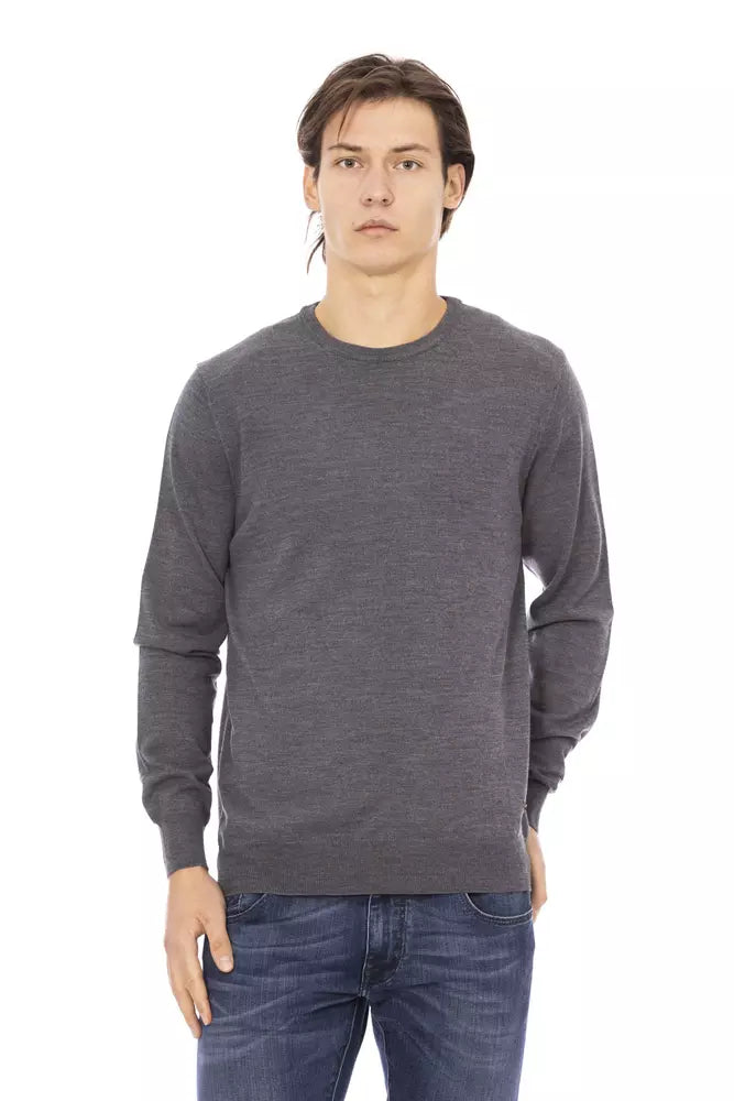 Eleganter Crewneck -Monogramm -Pullover