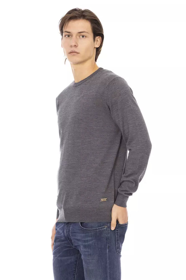 Eleganter Crewneck -Monogramm -Pullover