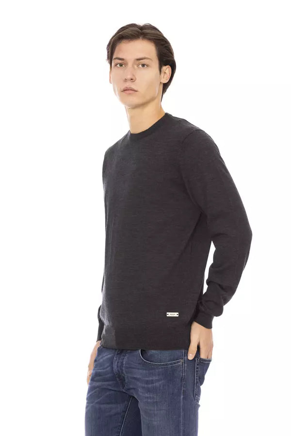 Eleganter Crewneck -Monogramm -Pullover