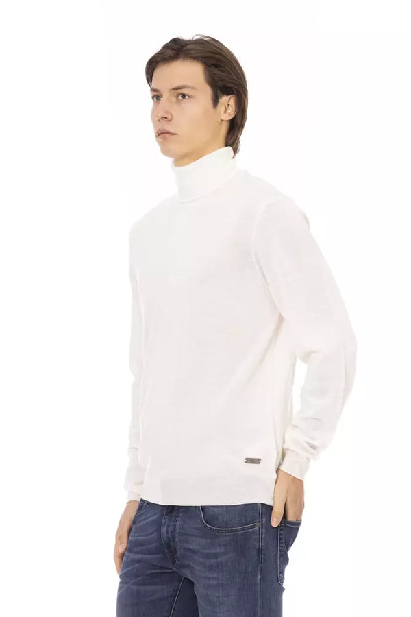 Eleganter Rollkragenpullover -Monogramm -Pullover