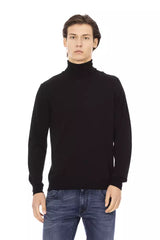 Eleganter Rollkragenpullover -Monogramm -Pullover