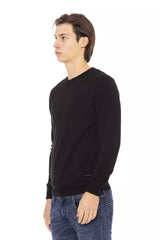 Eleganter schwarzer Rollkragenpullover