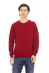 Sweater a equipaggiamento elevato di eleganza in rosso