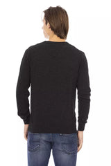 Eleganter Crewneck -Monogramm -Pullover