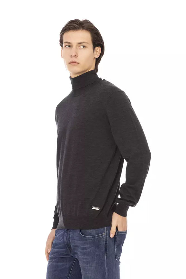 Eleganter Rollkragenpullover brauner Pullover