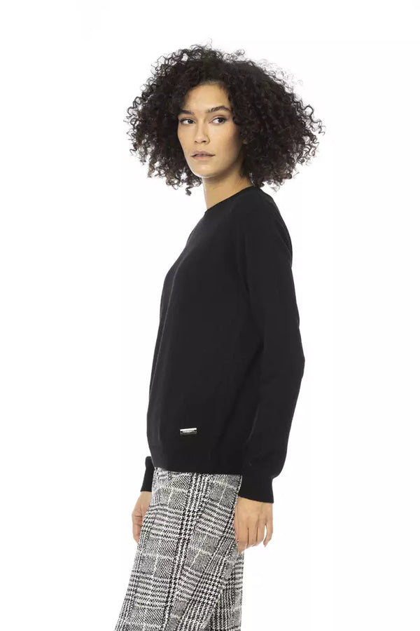 Chic Monogram Crewneck Wollblende-Pullover