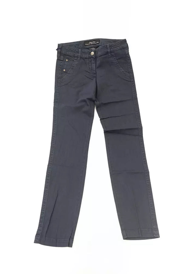 Chic jeans de piel de caballo delgada de ajuste delgado