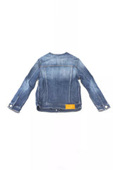 Veste de cou rond en jean chic