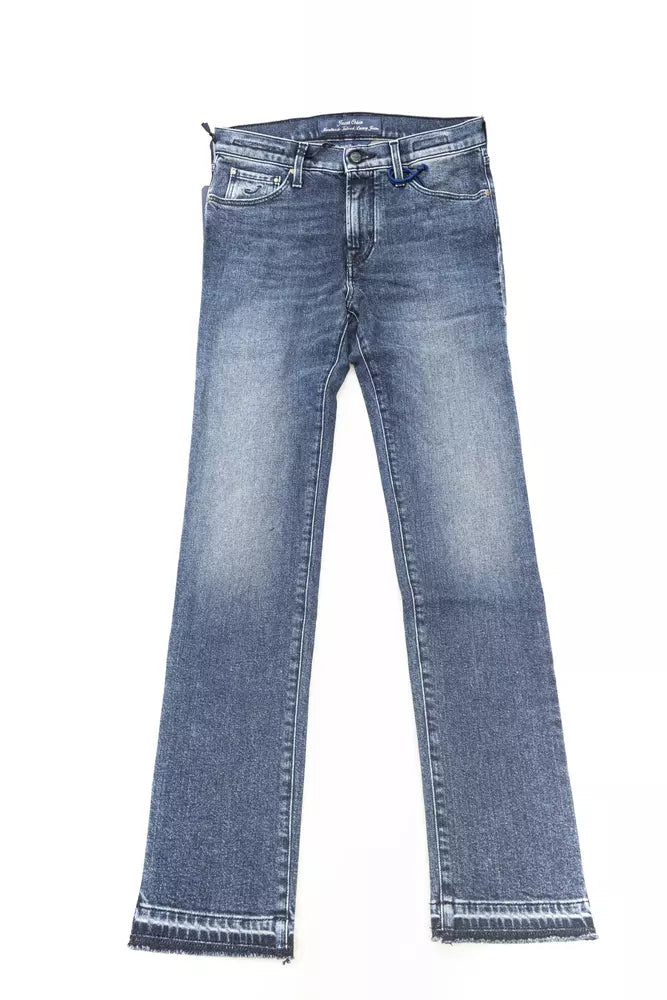 Elegante schlanke Randjeans