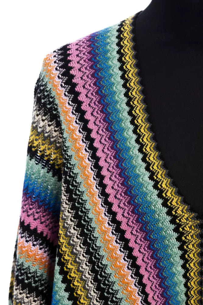 Poncho geometrico Fantasy Fringed