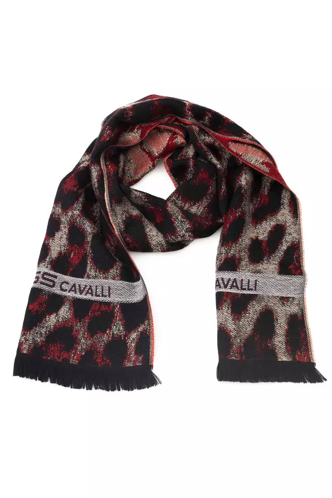 Borgogna Animalirier Fantasy Logo Scarf