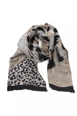 Chic Animalier Wool-Blend Buff