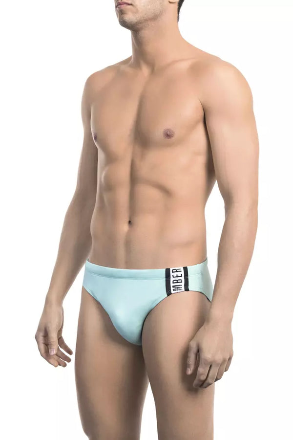 Chic azul claro impreso speedo