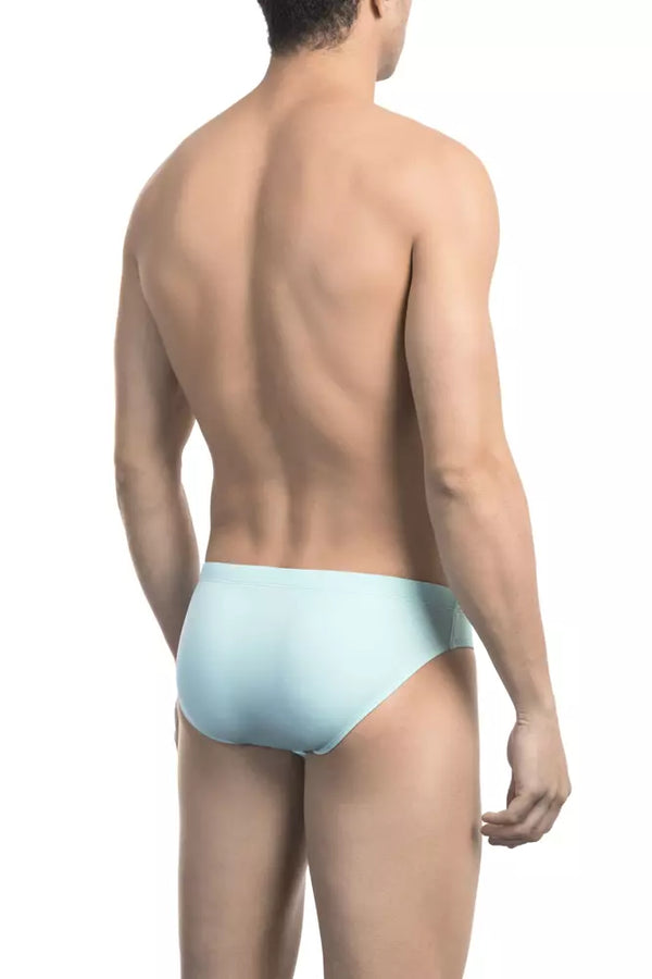 Imprimé latéral bleu clair chic speedo