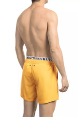 Pantalones cortos de natación naranja vibrantes