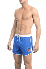 Chic Maritime Bliss Men's Swim Shorts