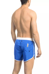 Chic Maritime Bliss Men's Swim Shorts