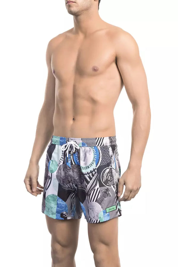 Shorts de natation imprimés vibrants: Été essentiel