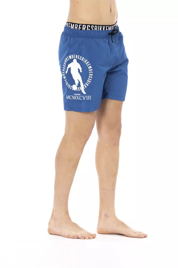 Pantaloncini da nuoto a strati eleganti - Blu elegante