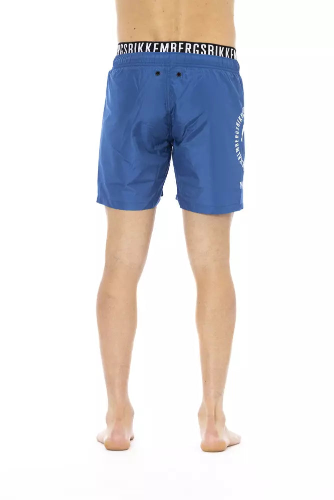 Shorts de natation en couches élégantes - bleu élégant