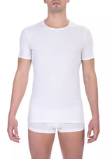 White Cotton Men's T-Shirt