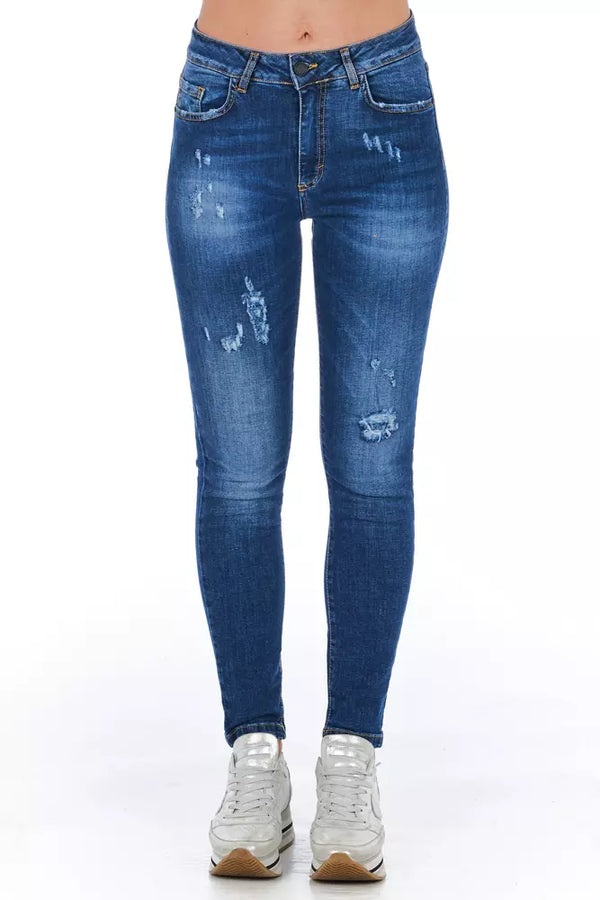 Jeans de lavage usé chics pour un style sophistiqué