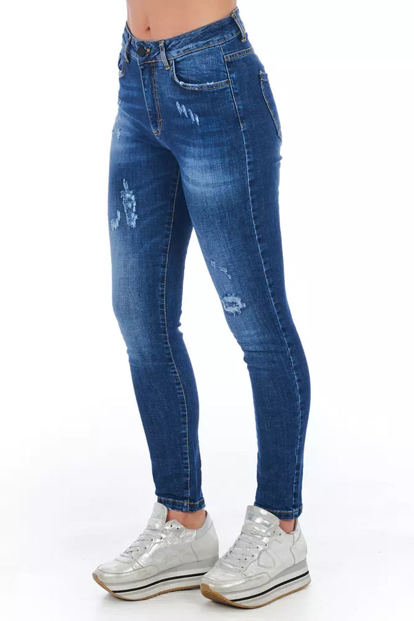 Jeans in denim lavate maschili per stile sofisticato