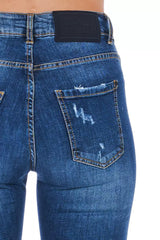 Jeans in denim lavate maschili per stile sofisticato