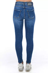 Stilvolle abgenutzte Wash -Jeans