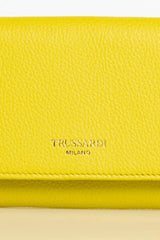 Yellow Leather Women Wallet