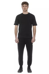 Black Cotton Men T-Shirt