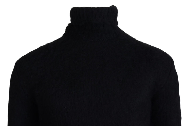 Splendido maglione da equilibrio nero e oro