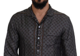 Shirt baroque satiné élégant en soie