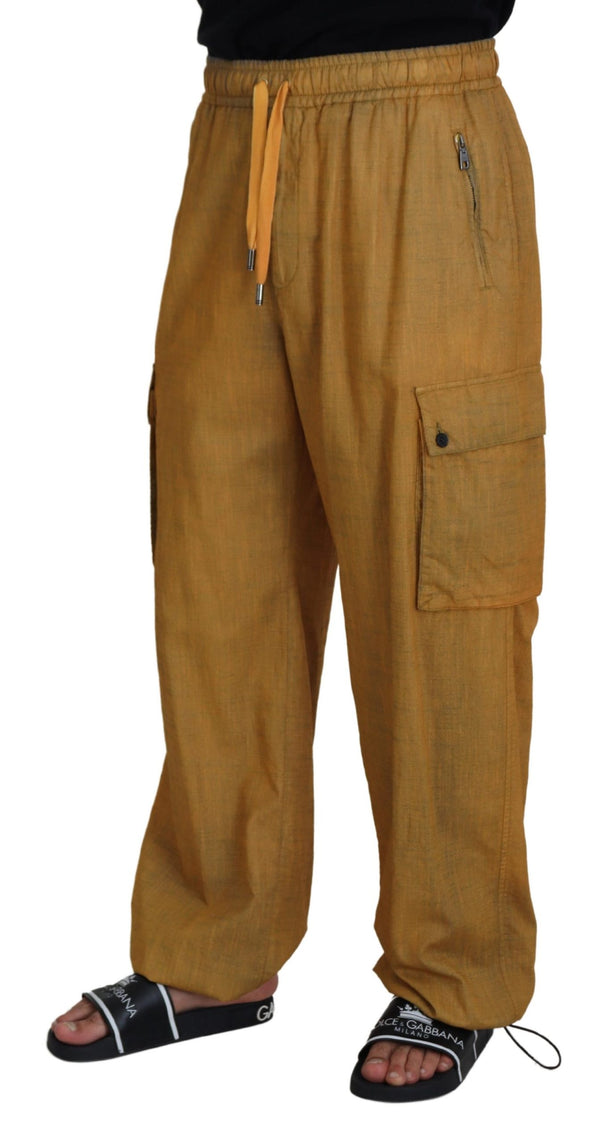 Elegantes pantalones de lino italiano