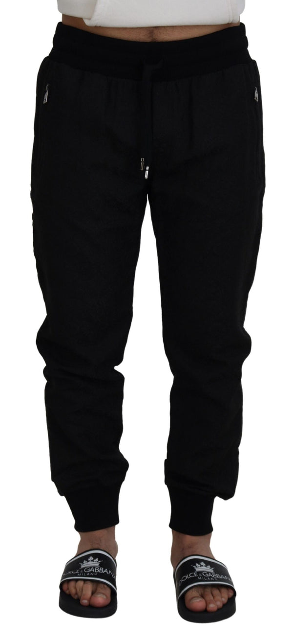 Pantalon de jogger noir élégant pour l'homme moderne